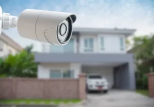 Cctv Camera on a house