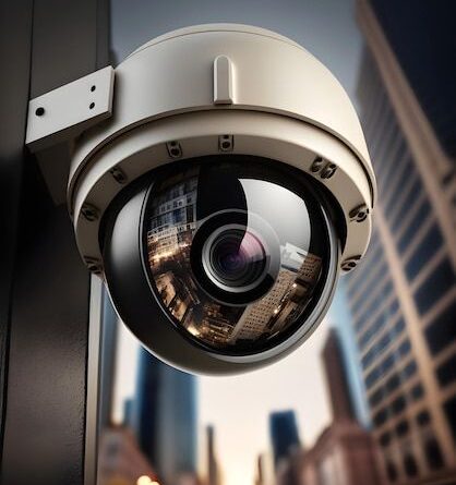 CCtv Camera heading a city