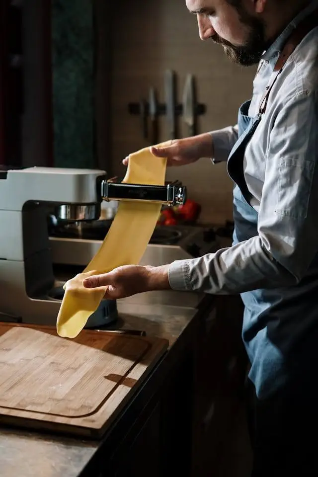 appliances in a gourmet kitchen