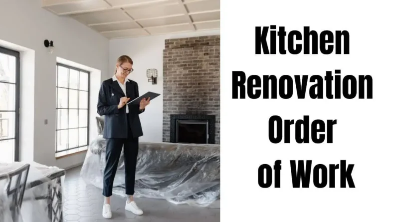 kitchen renovation order of work